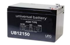 Universal Battery 40658 15 Amp-hour 12 Volt Sealed AGM Battery