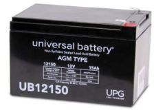 Universal Battery 40672 15 Amp-hours 12V F2 AGM Sealed Battery