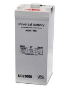 Universal Battery 45798 300 Amp-hour 2 Volt I8 Terminal Sealed AGM Battery