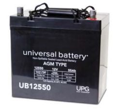 Universal Battery 45825 55 Amp-hours 12 Volt Sealed AGM Battery