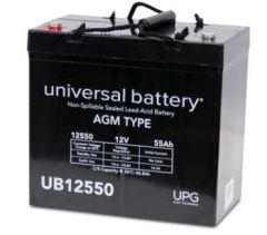 Universal Battery 45980 55 Amp-hour 12 Volt Sealed AGM Battery