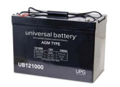 Universal Battery 45973 100 Amp-hours 12V AGM Sealed Battery