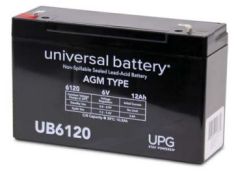 Universal Battery D5736 12 Amp-hours 6 Volts Sealed AGM Battery