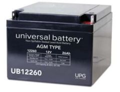 Universal Battery D5747 26 Amp-hour 12 Volt Sealed AGM Battery