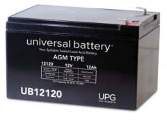 Universal Battery D5775 12 Amp-hours 12V F2 AGM Sealed Battery