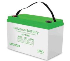 Universal Power Group LB121030 LiFePO4 Lithium 103 Amp 12 Volt Battery