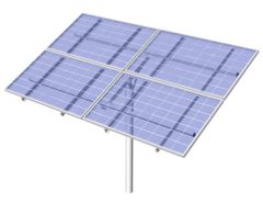 DPW Solar Universal Top of Pole Mount for Four Type G Solar Modules