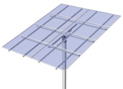 DPW Solar Universal Top of Pole Mount for Eight Type G Solar Modules