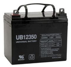 Universal Battery 35 Amp-hours 12V AGM Sealed Battery with Bolt Through Terminals