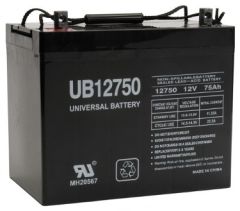 Universal Battery 75 Amp-hours 12V AGM Sealed Battery With Stud Terminals
