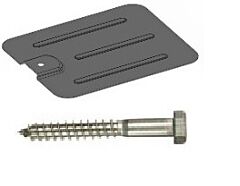 Tamarack Solar 89358 Comp Flashing For L Foot Black with Lag Bolts and Seals