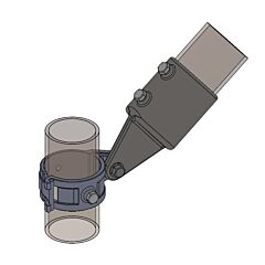 Tamarack Solar 90699 Ground Mount System 2-inch Flex T-Fitting for cross bracing