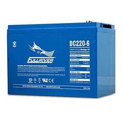 Fullriver Battery DC220-6 Sealed AGM Deep Cycle 6 Volts 220Ah