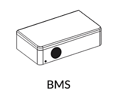 HomeGrid Energy 4000044 Stack'd series All-Weather batteries Base controller and BMS module.