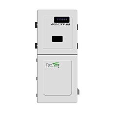 MidNite MN15-12KW-AIO Inverter, featuring 11,400 watts, 3 MPPT controllers, and customizable outputs for optimal solar performance.