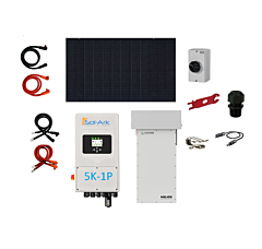 Whole Home Solar Backup Power Kit – 3.6kW Solar + 16kWh Battery Bank