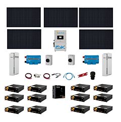 Hybrid Off-Grid / Grid-Tie Solar Kit - 17.8kW of Canadian Solar, 15kW Sol-Ark, and 60 kWh Discover Lithium Battery Bank