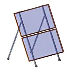 Tamarack UNI-GR90 Roof & Ground Mount With 90 Inch Channel