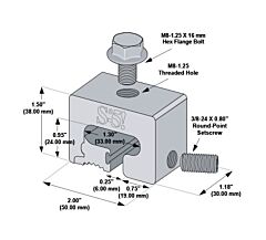 S-5! S-5-T Mini Clamp For Roofs With “T” Shaped Seam Configuration