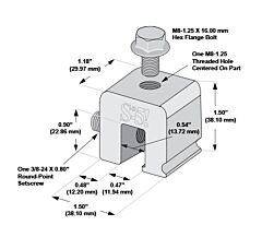 S-5! S-5-V Mini Clamp For Vertical-Folded Seam Profiles Manufactured in North America