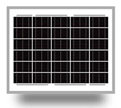 SLD Tech ST-10R-12 10 Watt, 12 Volts Monocrystalline Solar Module