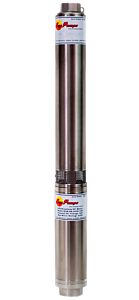SunPumps SCS 17-280-180 BL Submersible Solar Water Pump 17GPM, 280FT Head, 180VDC