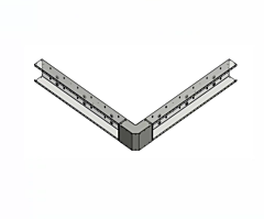 Blendtron WTROC-10 Outside Corner Wall Tray