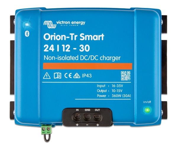 Victron Energy Orion-Tr Smart 24/12-30A Non-Isolated DC-DC Charger