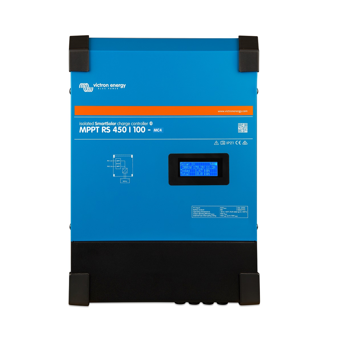 Victron Energy SmartSolar MPPT RS 450/100-MC4 Solar Charge Controller