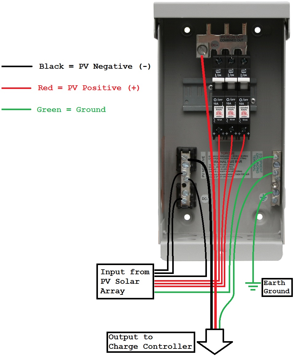 wiring diagram for off grid solar system