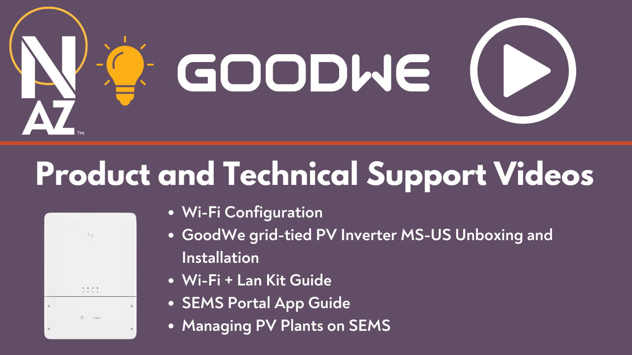 GoodWe Support videos